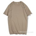 T-shirt casual Unisex Plain 100% cotone manica corta T-shirt da uomo T-shirt da uomo